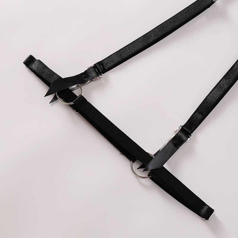 Embroidered Sheer Mesh Bodysuit with Open Back-10